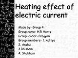 The Heating Effect Of An Electric Current