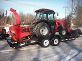 Compact Tractor Loader Mounted Snow Blower Pictures