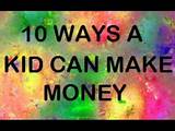 Images of Kid Ways To Earn Money