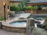 Patio Design With Hot Tub Images