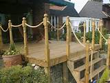 Pictures of Wood Decking Handrails