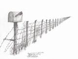Images of Wood Fence Drawing
