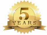 Congratulations On Completing 5 Years Of Service