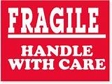 Images of Fragile Stickers Printable