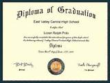 Real Online Diploma Images