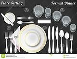 Formal Dinner Plate Setting Photos