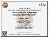 Solar Contractor License Florida Photos