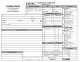Hvac Service Invoice Template