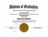 Online Diploma Templates Images