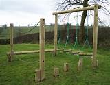 Pictures of Natural Wood Playground Equipment