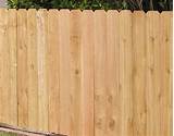 Pictures of Dog Eared Vinyl Fencing