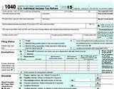 Photos of Income Tax Forms For 2016