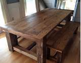 Pictures of Old Barn Wood Dining Room Tables