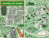 Universal Studios City Walk Map Pictures