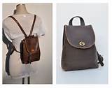 Leather Purse Backpack Images