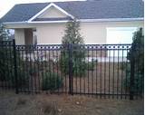 Pictures of Residential Aluminum Fence