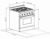 Images of Dimensions Of Kitchen Stove