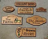 Photos of Custom Wood Signs