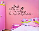 Little Girl Wall Decal Quotes Photos