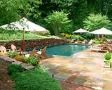 Pictures of Enclosed Pool Landscaping