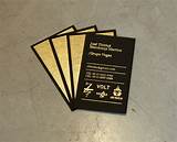 Black Gold Foil Business Cards Photos