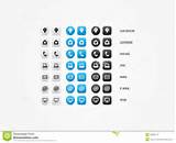 Photos of Business Cards Icons