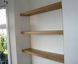 Pictures of Floating Oak Wall Shelves