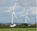 Images of Wind Turbines On Farms
