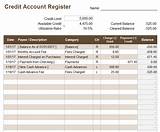 Credit Card Excel Template Pictures