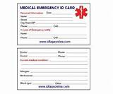 Printable Emergency Card Images