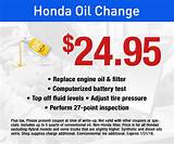 Oil Change Specials Honda
