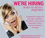 Job Openings For Makeup Artist Pictures