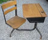 Images of American Seating Company Vintage School Desk