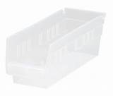 Clear Plastic Shelf Bins