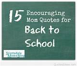 Pictures of First Day Of School Quotes