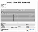 Truck Trailer Rental Agreement Form