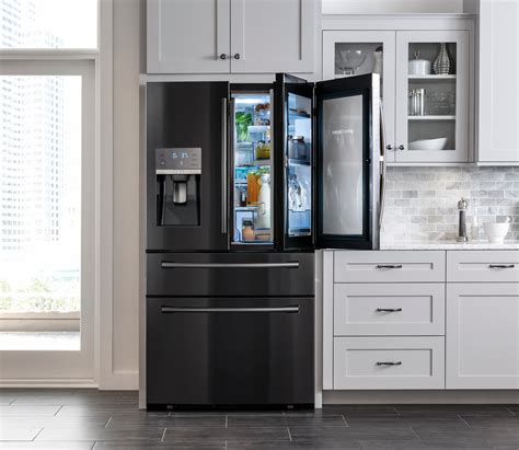 Pictures of Black Appliances With Stainless Steel Refrigerator