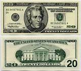 Images of Dollar Bill Front And Back
