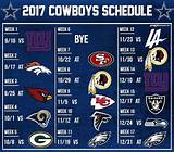 2017 2018 Dallas Cowboys Schedule Pictures