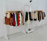 Images of Hanging Clothes Display Rack