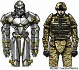 Pictures of Metal Plate Body Armor