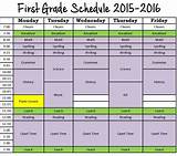 2nd Grade Homeschool Schedule