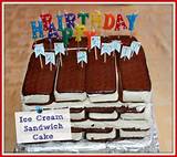 Birthday Cake Ice Cream Sandwich