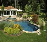 Backyard Landscaping Pool Images