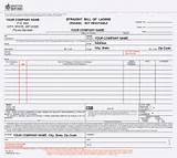 Images of Trucking Bill Of Lading