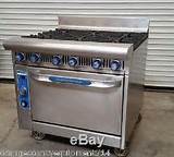 Commercial 6 Burner Gas Range With Convection Oven Pictures