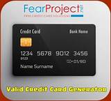 Pictures of Fake Usable Credit Card Numbers