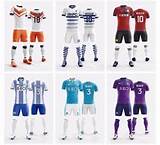Photos of European Soccer Teams Uniforms