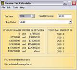 Images of Federal Income Tax Estimator