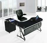 Photos of Black Glass Office Furniture